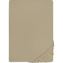 biberna 0077866 Jersey-Elastic 180 x 200 - 200 x 220 x 25 cm taupe