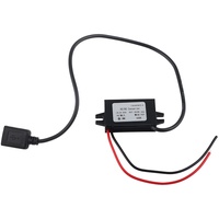 12 V / 24 V zu USB 5 V 3A Spannungswandler, DC-DC Buck Adapter, Spannungswandler Mit Einzelner USB, Buck Converter Für Auto Vehicle Motor Ladegerät Audio Radio