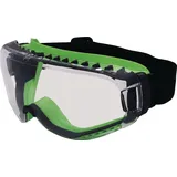 Pro Fit Vollsichtbrille T-Spex 8114 EN 166 EN 170 Rahmen schwarz/grün,Scheibe klar