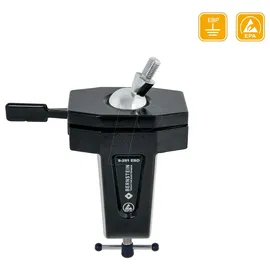 Bernstein ESD Schraubstockfuß 40 mm Ø Metall schwarz