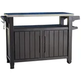 KETER Grilltisch 2-türig graphit 134 cm x 52 cm x 90 cm