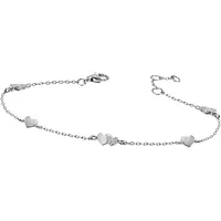 FIRETTI Armband "Schmuck Geschenk Silber 925 Armschmuck Armkette Herz", silber (silberfarben, kristallweiß, kristallweiß), Armbänder, Damen, 19cm, Silber 925 (Sterlingsilber), Armband, mit Zirkonia (synth.)