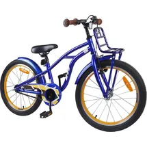 vidaXL Kinderfahrrad 18 Zoll dunkelblau