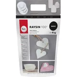 Rayher 34409102 Gießpulver Raysin 100, weiß, 4 kg