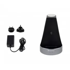 Verbatim WCS-02 Aluminium 2-in-1 Qi Wireless+Apple Watch Charger