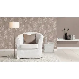 Rasch Textil Papiertapete Wischoptik 53 x 1005 cm 1000 g Braun 285116