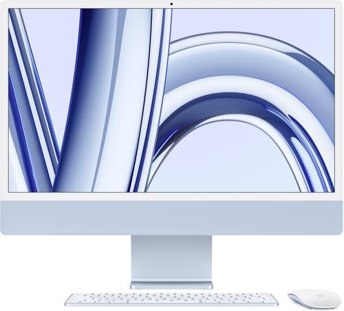 Apple iMac 24 Retina 4.5K (M3, 2023) 61cm (24 Zoll) Blau M3 8-Core CPU 8GB RAM 256GB SSD M3 8-Core G