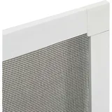 vidaXL Insektenschutz für Fenster 120 x 140 cm Weiß