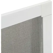 vidaXL Insektenschutz für Fenster 120 x 140 cm Weiß