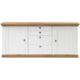 Home Affaire Sideboard »Cremona«, Breite 210 cm weiß