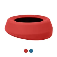 Kurgo Spritzfreier Wander-Wassernapf für Hunde 710 ml Rot