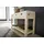 Massivmoebel24 NATURE WHITE Konsolentisch 140x40x78 beige