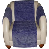Wirth Sofahusse WIRTH "Miriam", blau, Kunstfaser, Hussen, Sofahusse, 2-er Set, Armlehnenschoner, Maß: 60 x 40 cm, 2 Stück