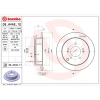 Brembo Bremsscheibe PRIME LINE 08.A446.10