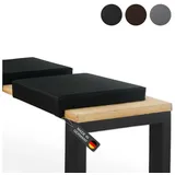 lycce Bankauflage 35 x 0 x 6 cm schwarz 1 St.