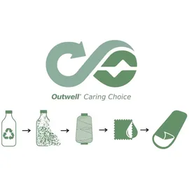 Outwell Camper Schlafsack, grau, Einheitsgröße links
