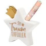 SHEEPWORLD GRUSS & CO 49927Porzellan-Stern für Geldgeschenk Traumerfüller, Höhe 5,5 cm