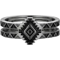 Cai CAÏ Ring silbergrau 62