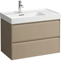 Laufen MEDA Waschtischunterbau, 2 Schubladen, cappucino