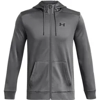 Under Armour Fleece Kapuzenjacke Herren Castlerock/Schwarz S