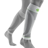 Bauerfeind Sports Unisex Compression Sleeves Lower Leg - lang weiß