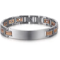 Firetti Gliederarmband »Schmuck Geschenk XYLO« Firetti edelstahlfarben-braun