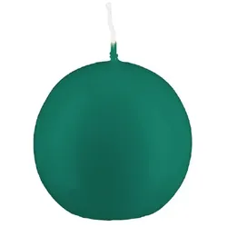 Kopschitz Kerzen Kerzen Kugelkerzen Dunkelgrün, Ø 60 mm, 16 Stück