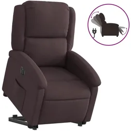 vidaXL Relaxsessel mit Aufstehhilfe Elektrisch Polyester 47 x 0 x 0 cm Braun