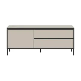 xonox.home Tron Lowboard 150x62 cm Kaschmir/Schwarz Spanplatte