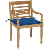 vidaXL Batavia-Stühle mit Kissen 8 Stk. Massivholz Teak