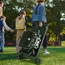 Royal Gourmet Tragbarer 2-Brenner Gasgrill schwarz