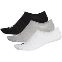 adidas No-Show 3er Pack medium grey heather white/black 40-42