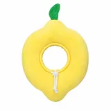 jiuzcare Halskrause Hund Katze Weich Schutzkragen Leckschutz Verstellbar (Bequem Soft OP Heilung Wunde Zitronen Design Kleine Hunde Katzen) Zitrone & 28cm
