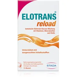 Elotrans reload Pulver zur Herstellung von Getränken zur Erhaltung des Elektrolytgleichgewichts 15 St.