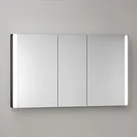 Keuco Somaris Spiegelschrank mit Beleuchtung 14504373100 120x71x12,7cm, Wandvorbau, 3