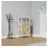 vidaXL Brennholzregal 34 x 25 x 70 cm Weiß