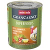 GranCarno Superfoods Pute + Mangold, Hagebutten, Leinöl 6 x 800 g