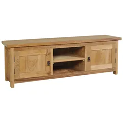 TV-Schrank Massivholz Teak 120x30x40 cm