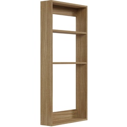 We Do Wood - Threesquare Wandregal, Eiche natur