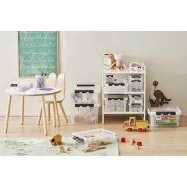 orthex Aufbewahrungsbox CLASSIC 35 31 l 1-tlg. transparent/schwarz