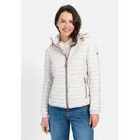 CAMEL ACTIVE Damen Leichte Steppjacke aus recyceltem Polyamid Wollweiß, womenswear-34 - 34