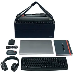 LEITZ 18" Desk Sharing Tasche, samtgrau