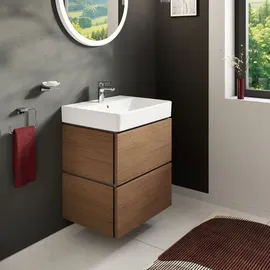 Hansgrohe Waschtischunterschrank 2 Schubkästen 58 x 47 x 62 cm Eiche Kaschmir