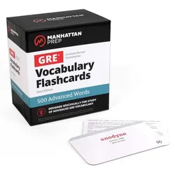 500 Advanced Words: GRE Vocabulary Flashcards