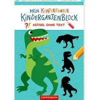 Coppenrath Verlag Mein kunterbunter Kindergartenblock: Rätsel ohne Text -
