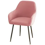 Minicloss Stuhlhusse Stretch Stuhlhussen-Bezüge Mit Armlehne, Stuhlhusse rosa