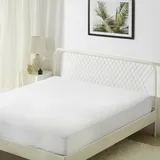 Amazon Basics Matratzenüberzug Anti-Milben Wasserdicht 140 x 200 cm Weiß
