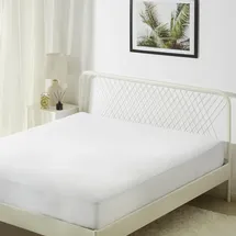 Amazon Basics Matratzenüberzug Anti-Milben Wasserdicht 140 x 200 cm Weiß