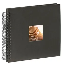 hama Fotoalbum Fine Art neutral 28,0 x 24,0 cm, 50 schwarze Seiten