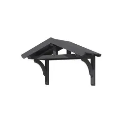 SKANHOLZ Vordach »Stettin«, 180 x 80 cm (BxT), nordische Fichte, schiefergrau